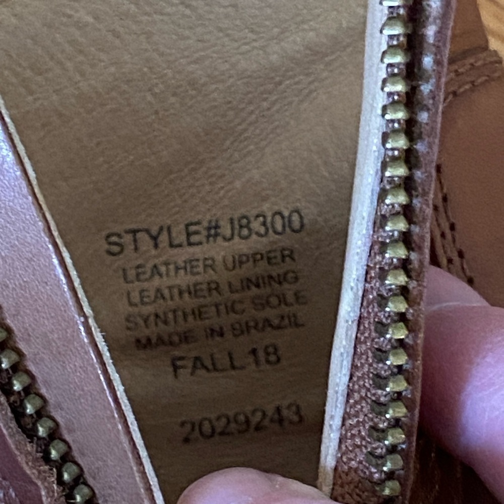 Madewell Booties Warm Cinnamon Leather Size 11 - Picture 8 of 12